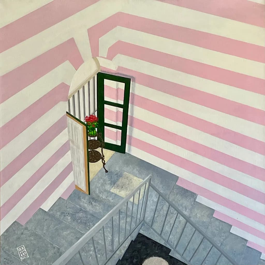 Striped Stairwell
