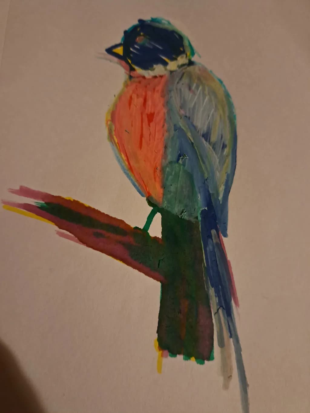 Perched Color Burst