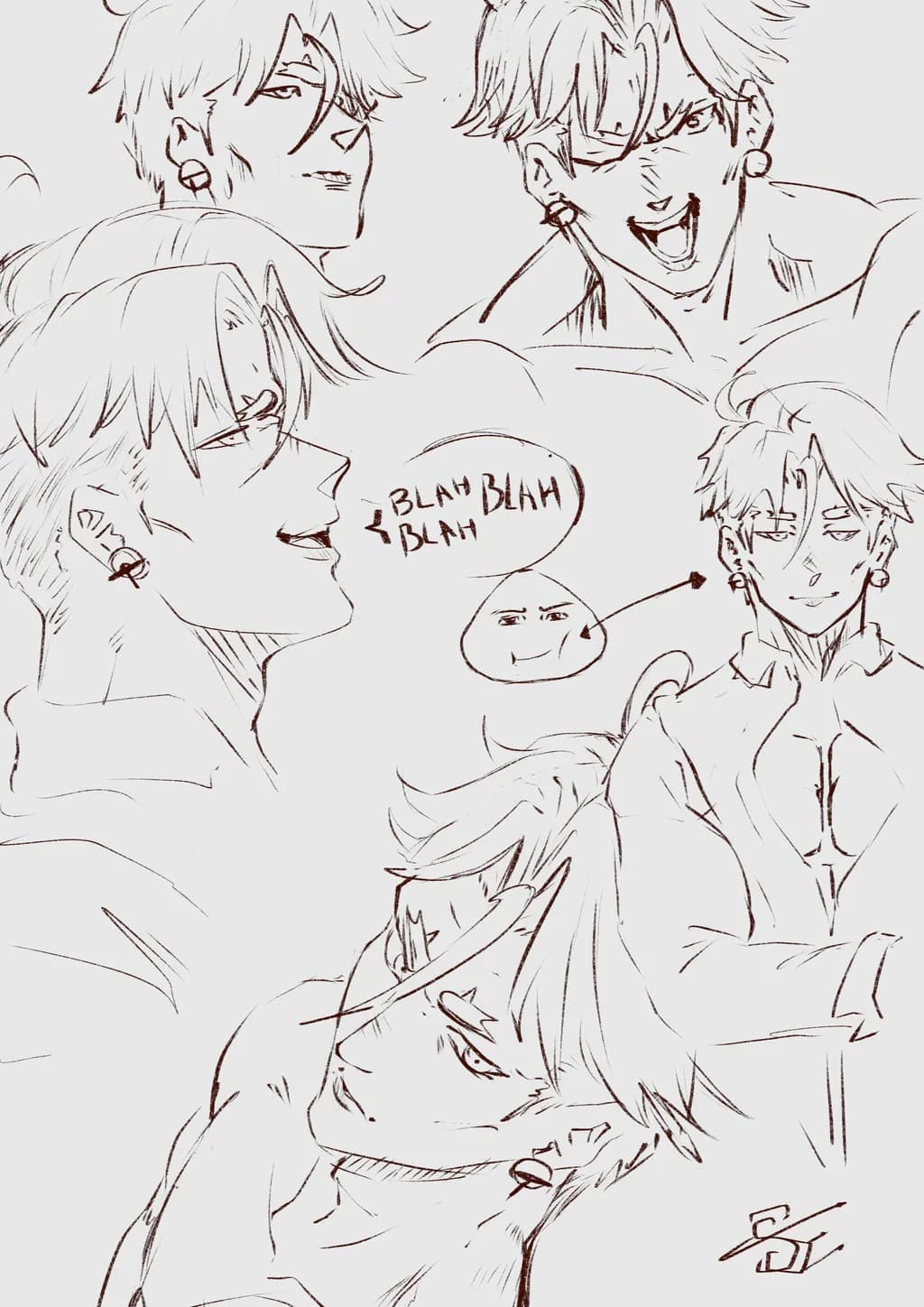 Mikitake Kaito Sketches