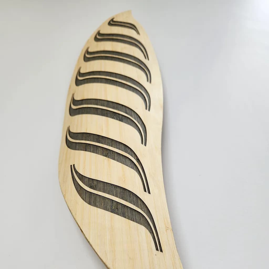 Flowing Stripes Woodcarving