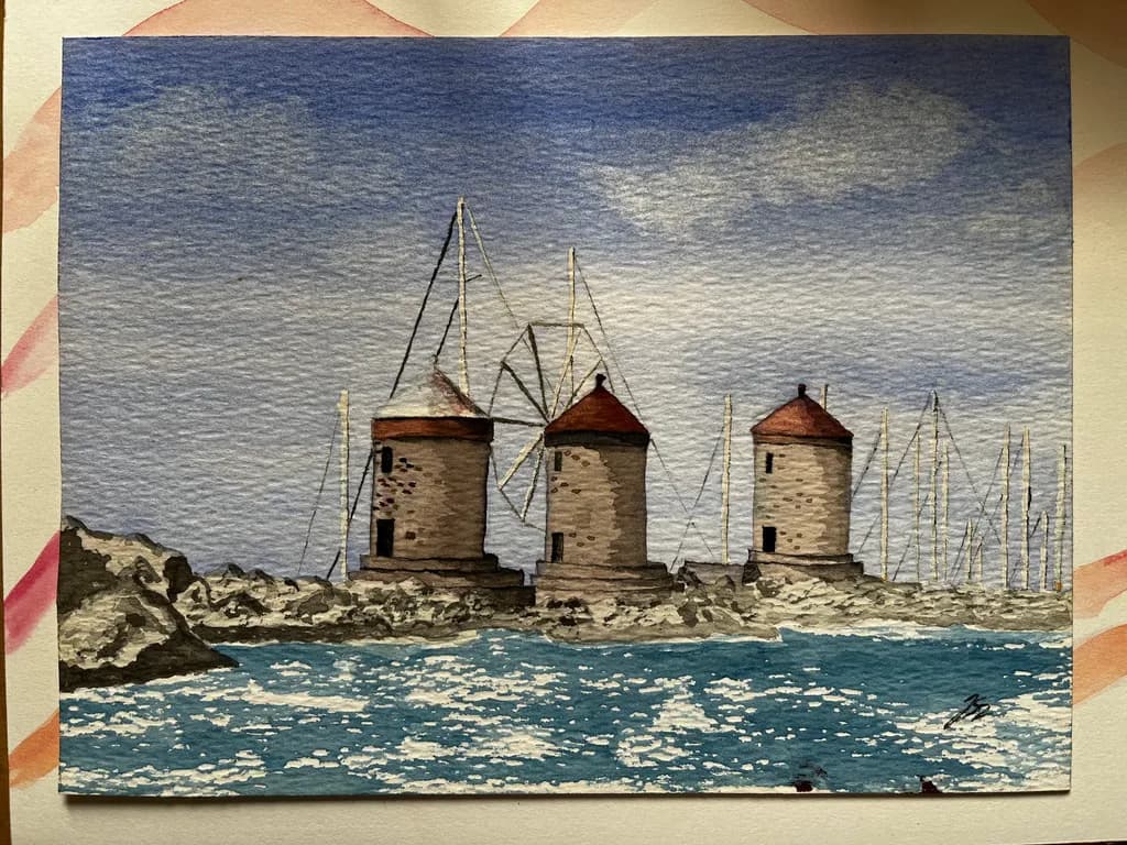 Seaside Windmills