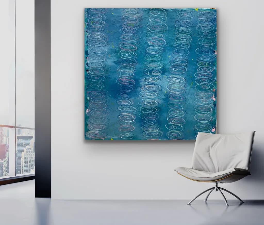 Blue Circle Pattern