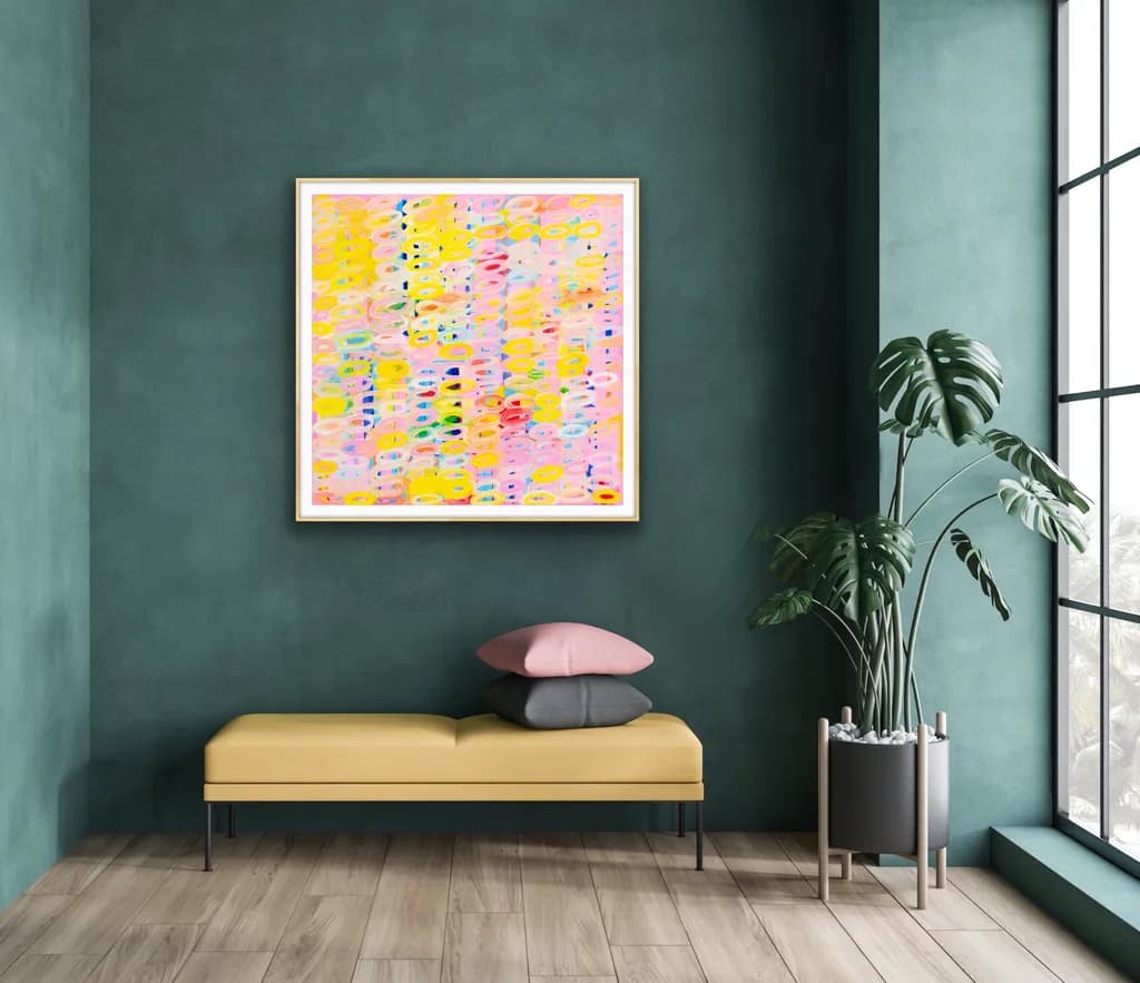 Colorful Abstract Grid