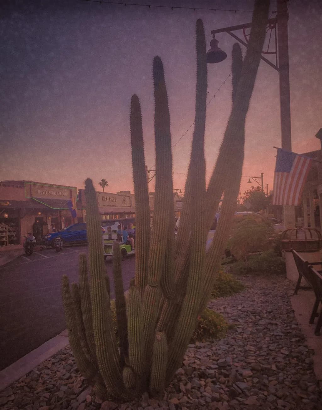 Dusky Desert Town
