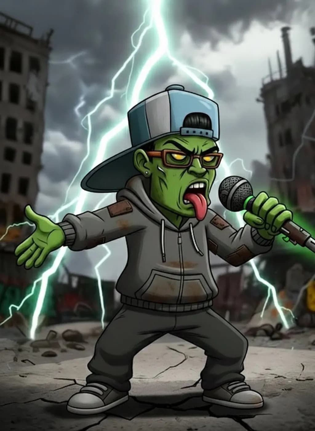 Lightning Mic Zombie