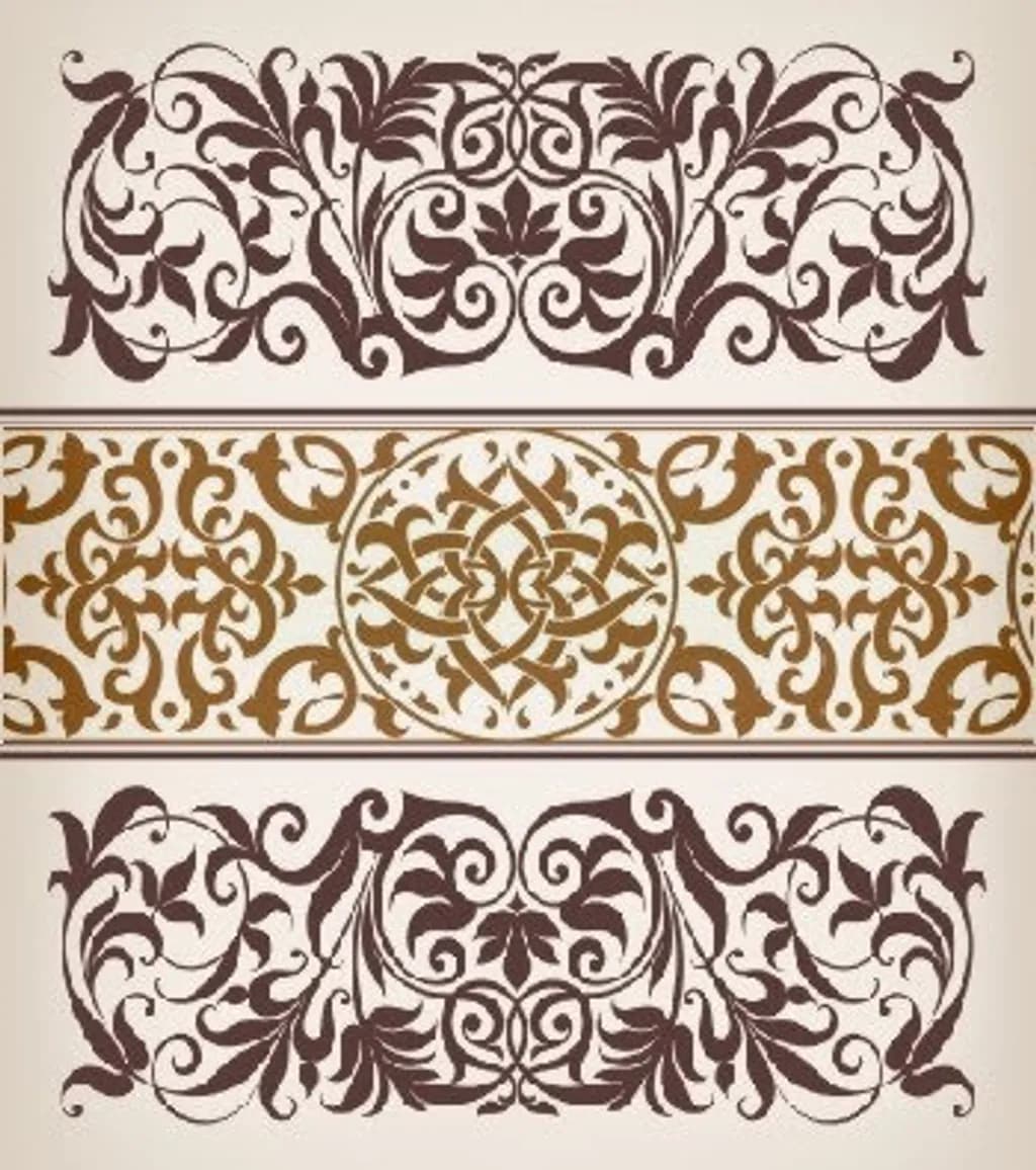 Ornamental Scrollwork Pattern