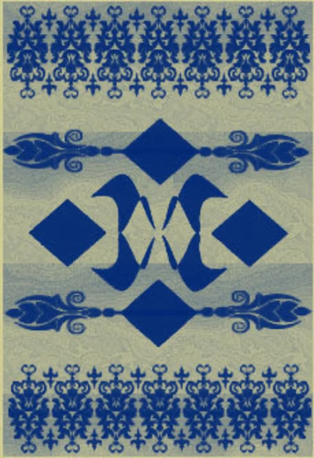 Blue Diamond Tapestry