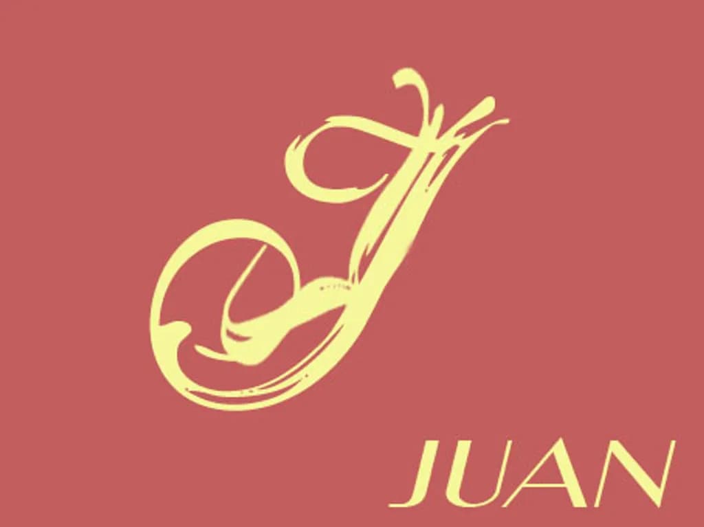 Elegant Juan Lettering