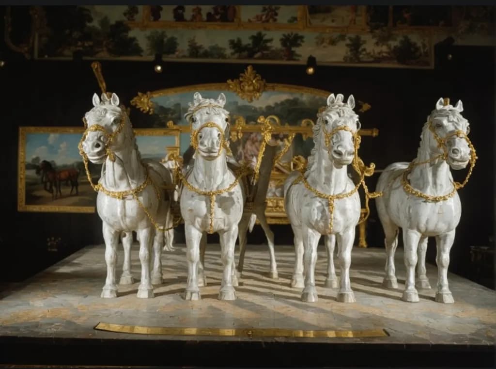 Golden Harness Quadriga