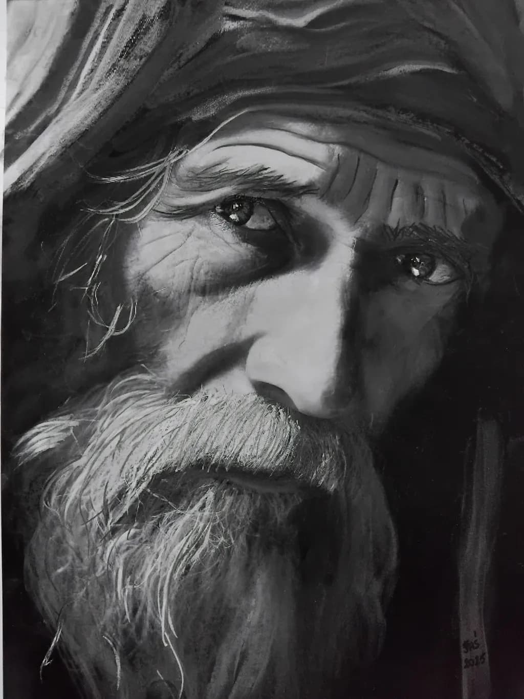 Weathered Gaze