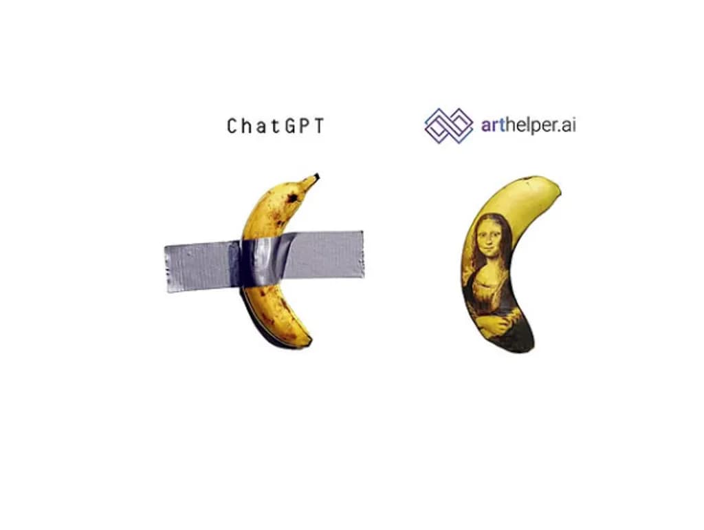 Banana Art Contrast