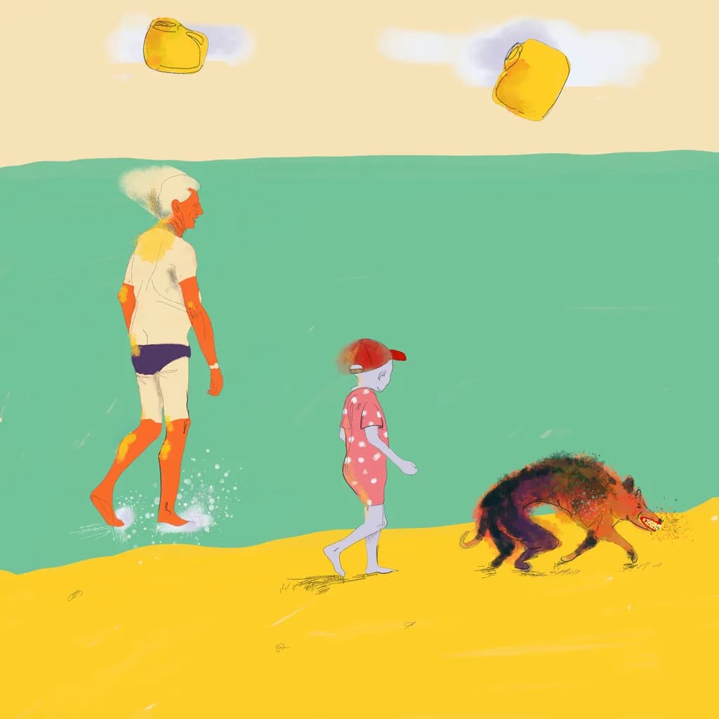 Surreal Beach Walk
