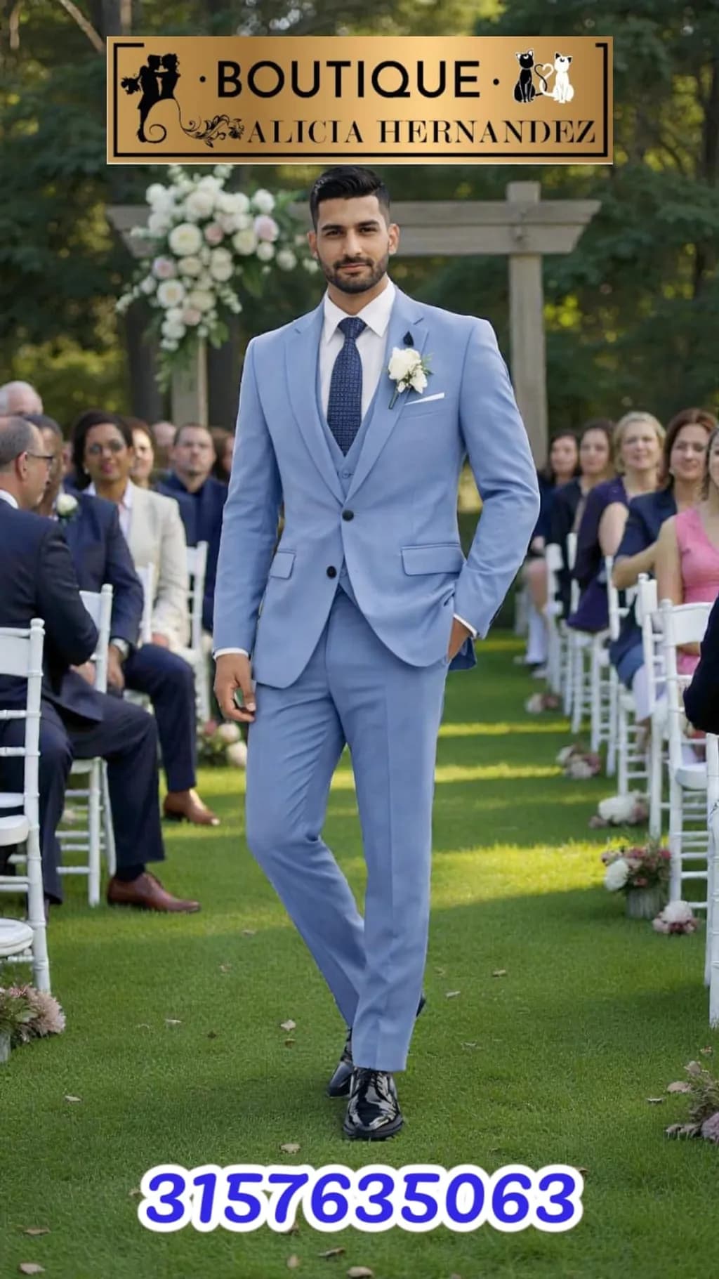 Classic Blue Elegance