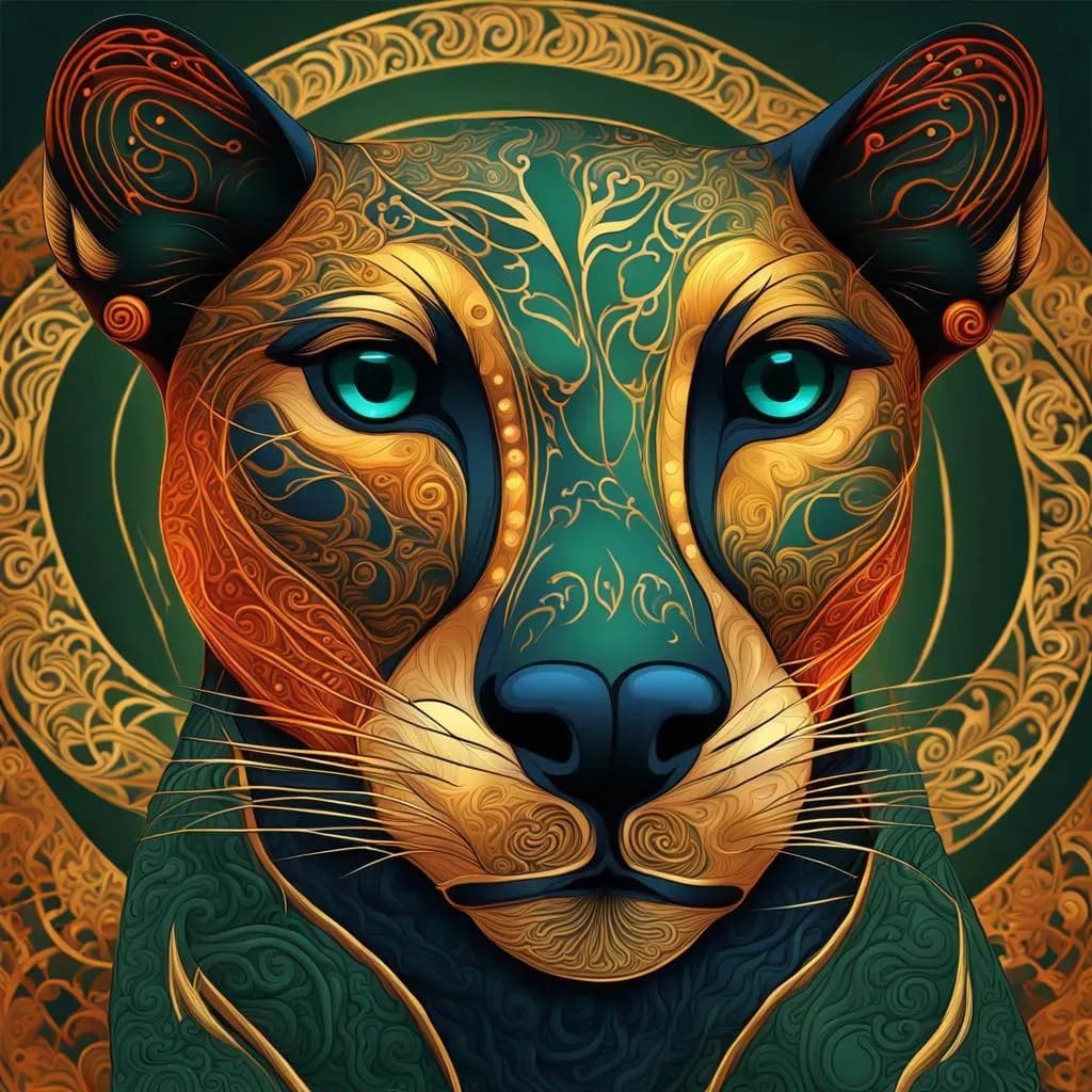 Mosaic Panther