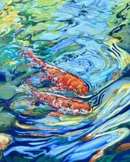 Koi Pond Ripples