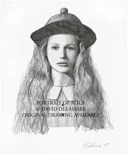 Portrait of Alice in Hat