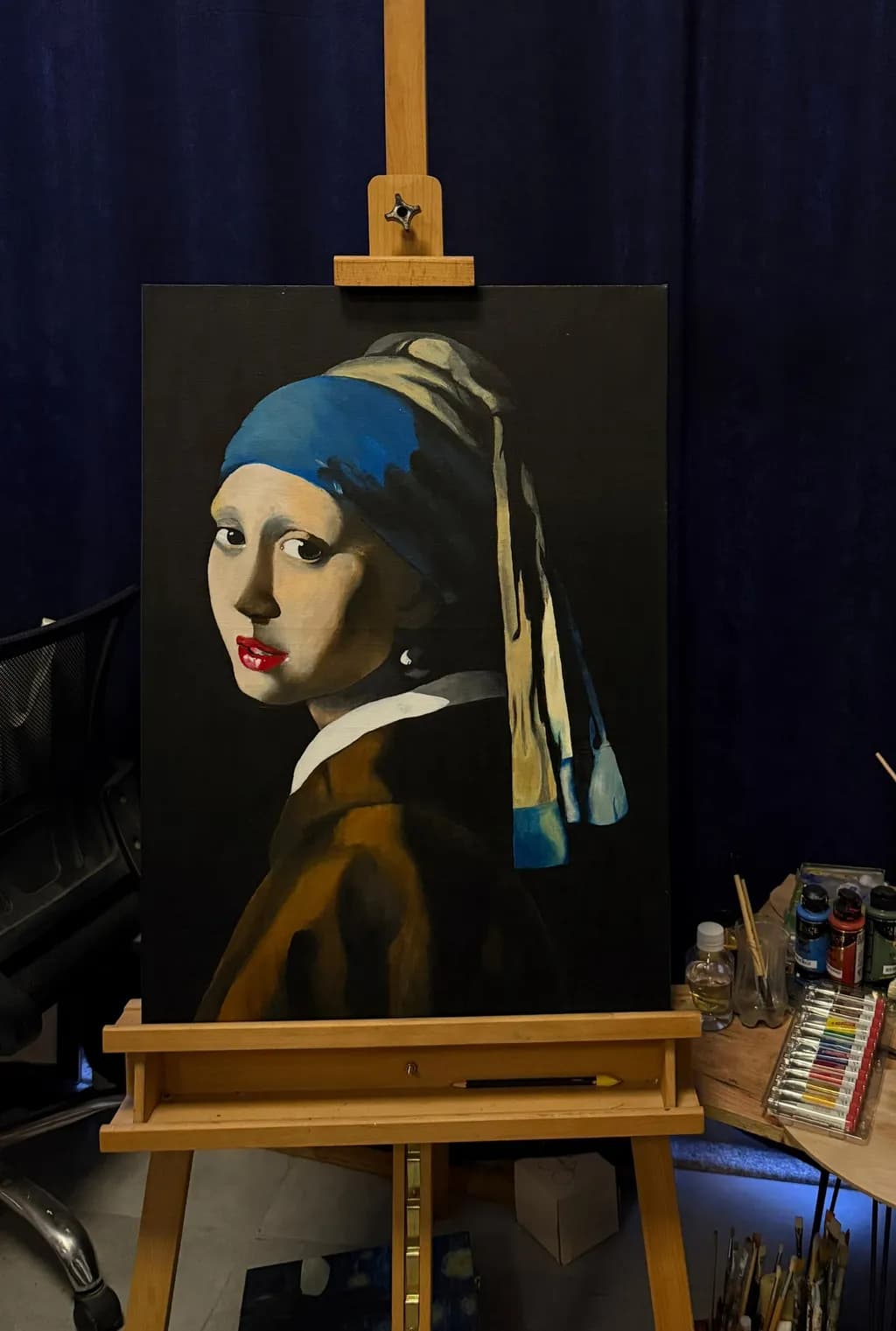 Girl with Blue Turban