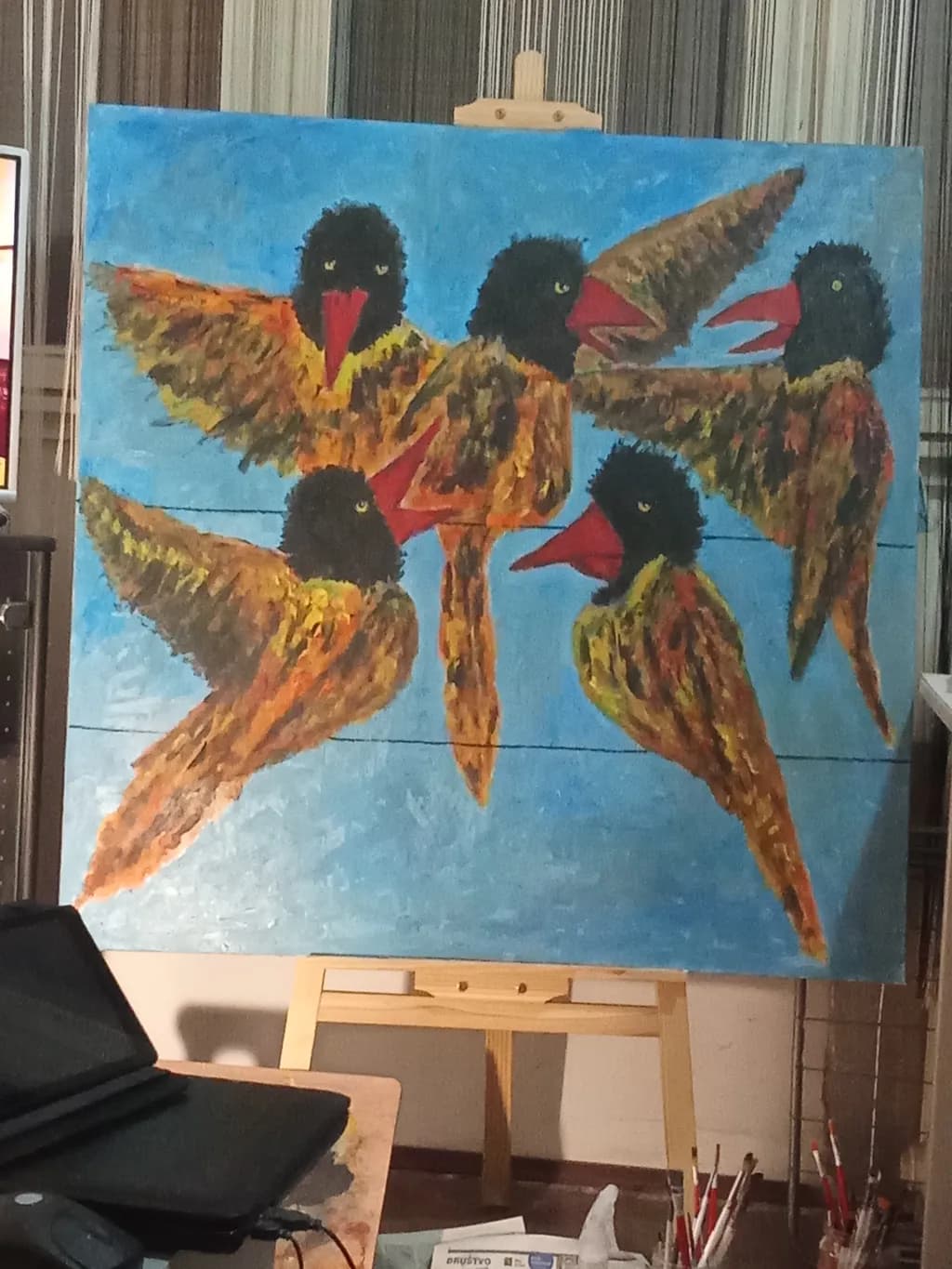 Five Beaked Birds