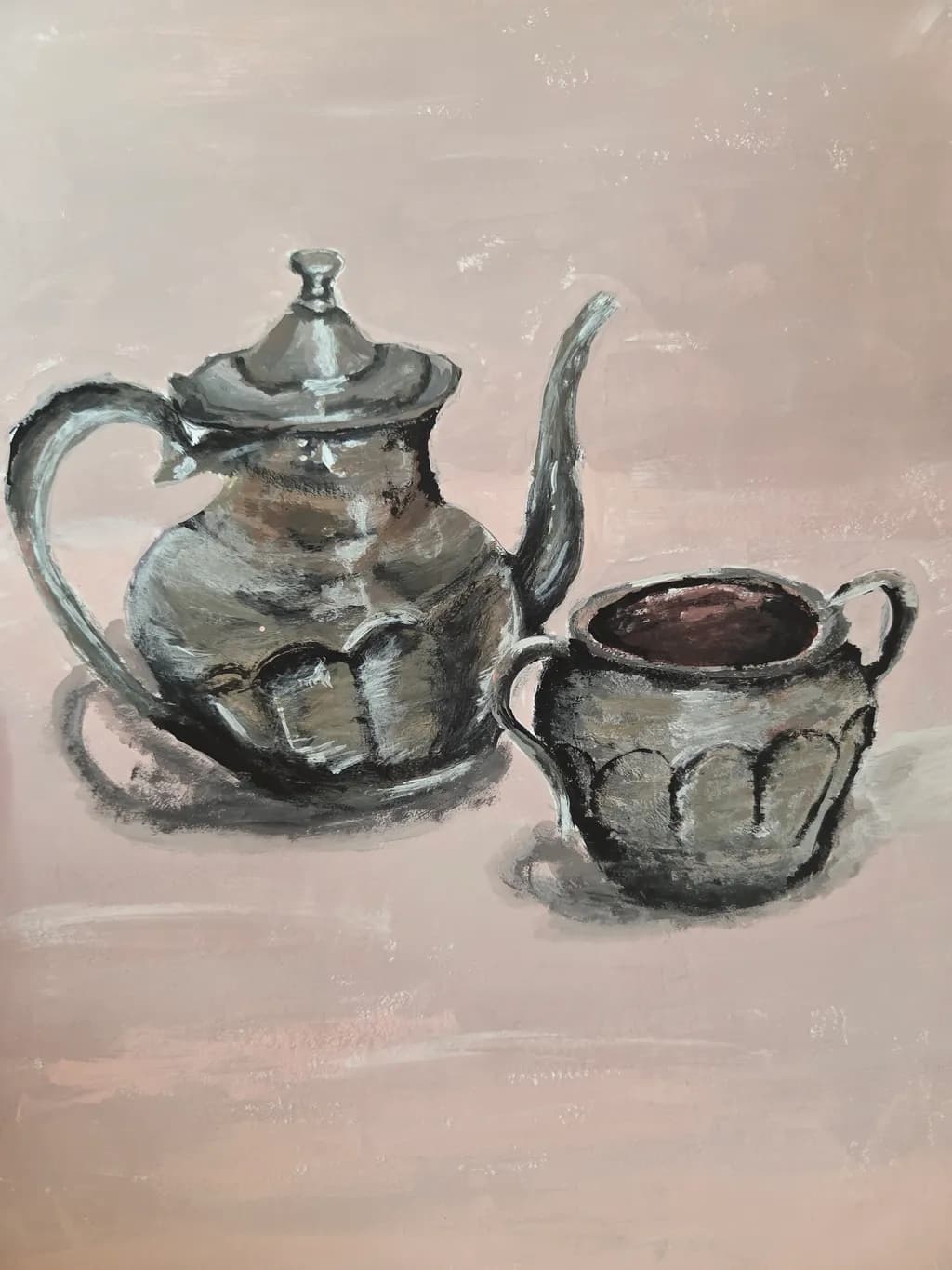 Silver Teapot Duo