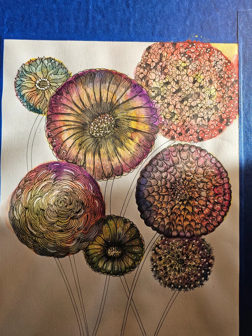 Textured Bloom Cluster