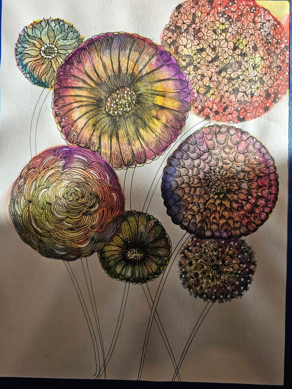 Textured Bloom Cluster