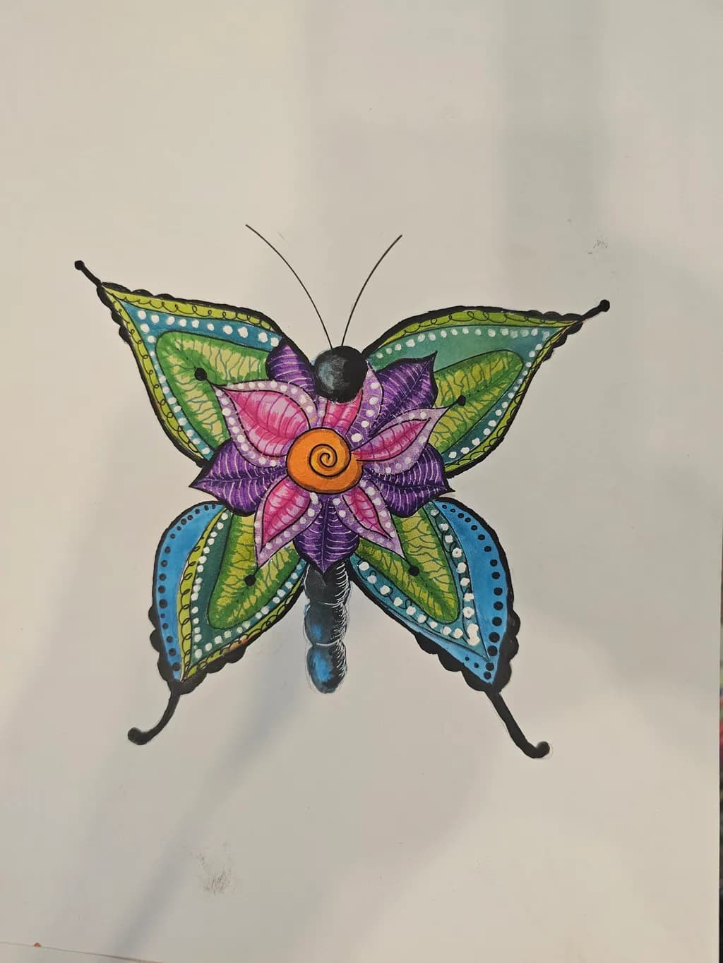 Floral Butterfly Fusion
