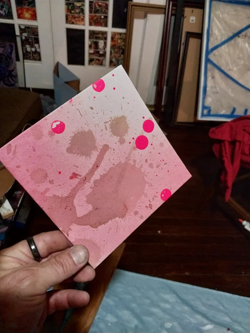 Pink Blood Spots