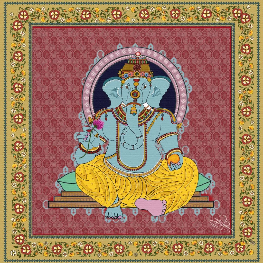 Ornate Ganesha Blessing