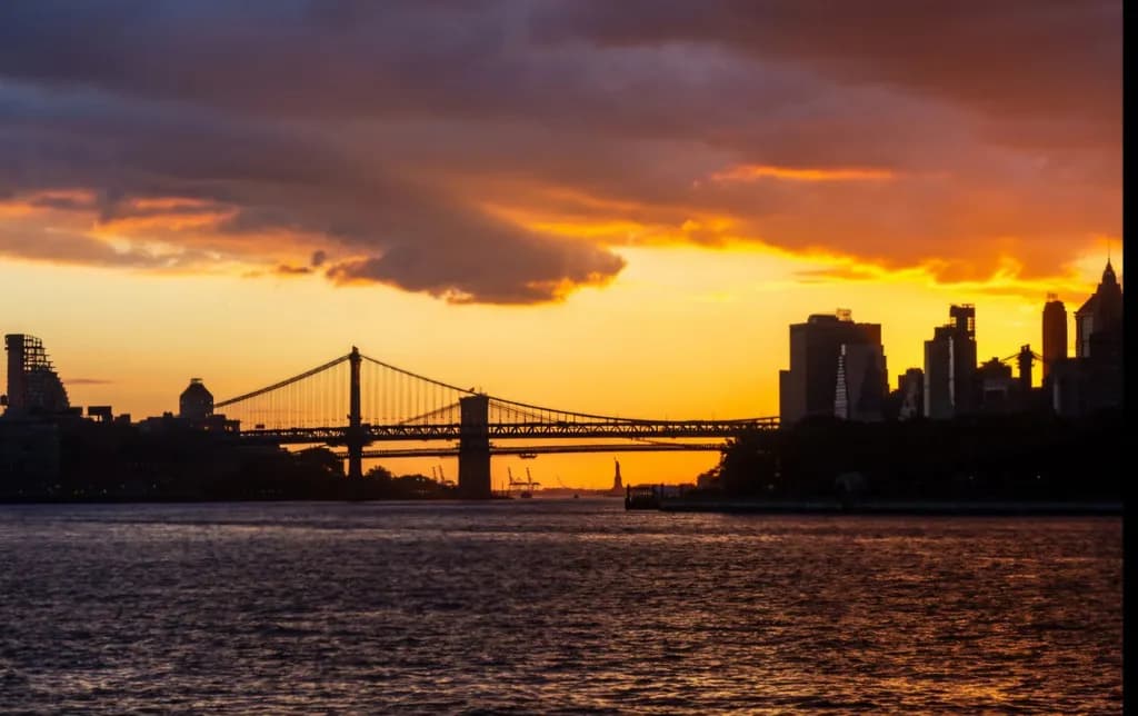 Golden Skyline Horizon
