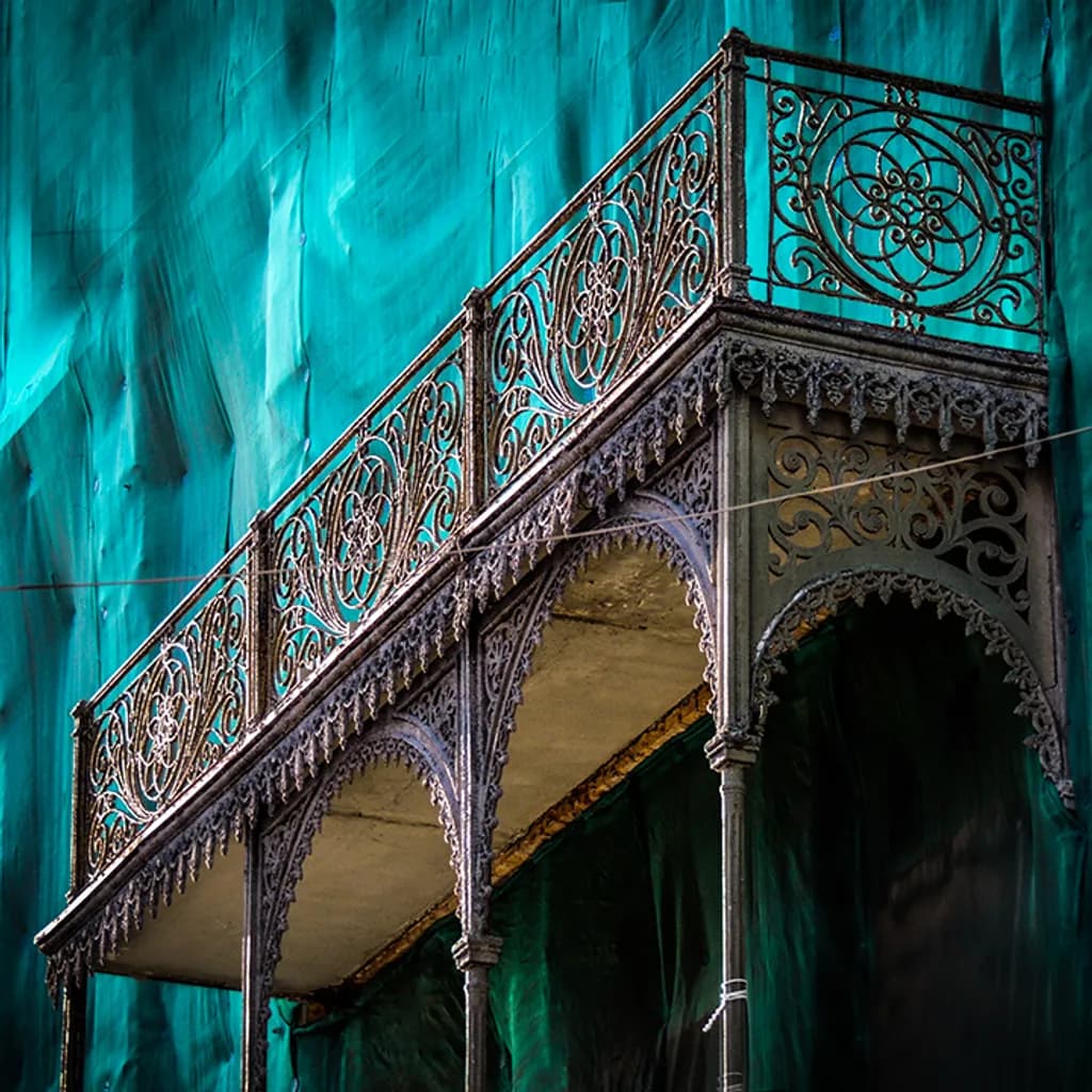 Ornate Iron Balcony