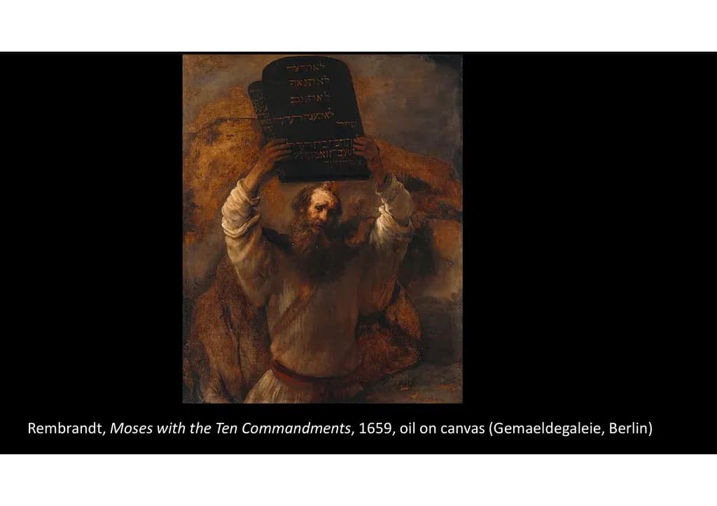 Moses with the Ten Commandments