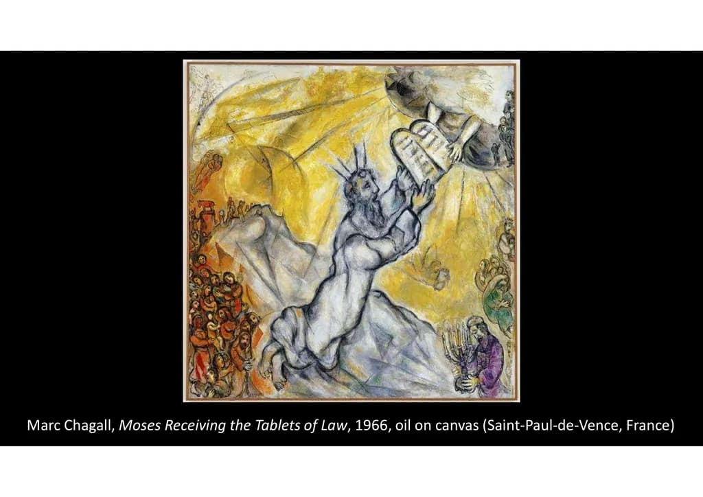 Moses Receiving the Tablets of Law