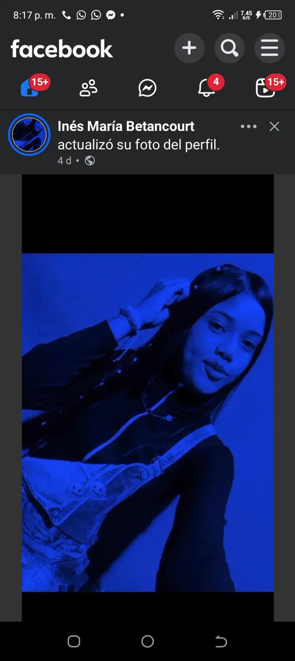 Blue Overalls Smile