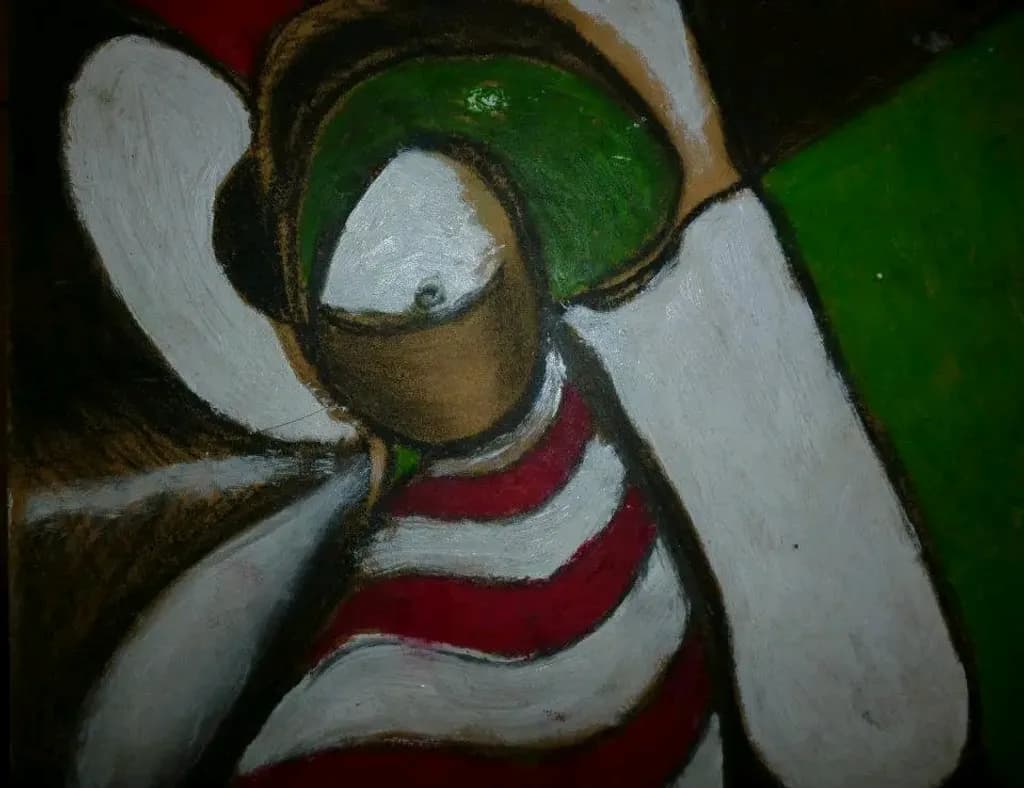 Abstract Portrait Movement