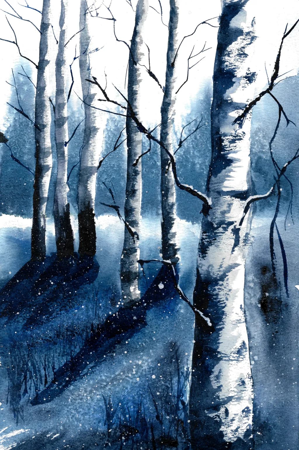 Winter Birches