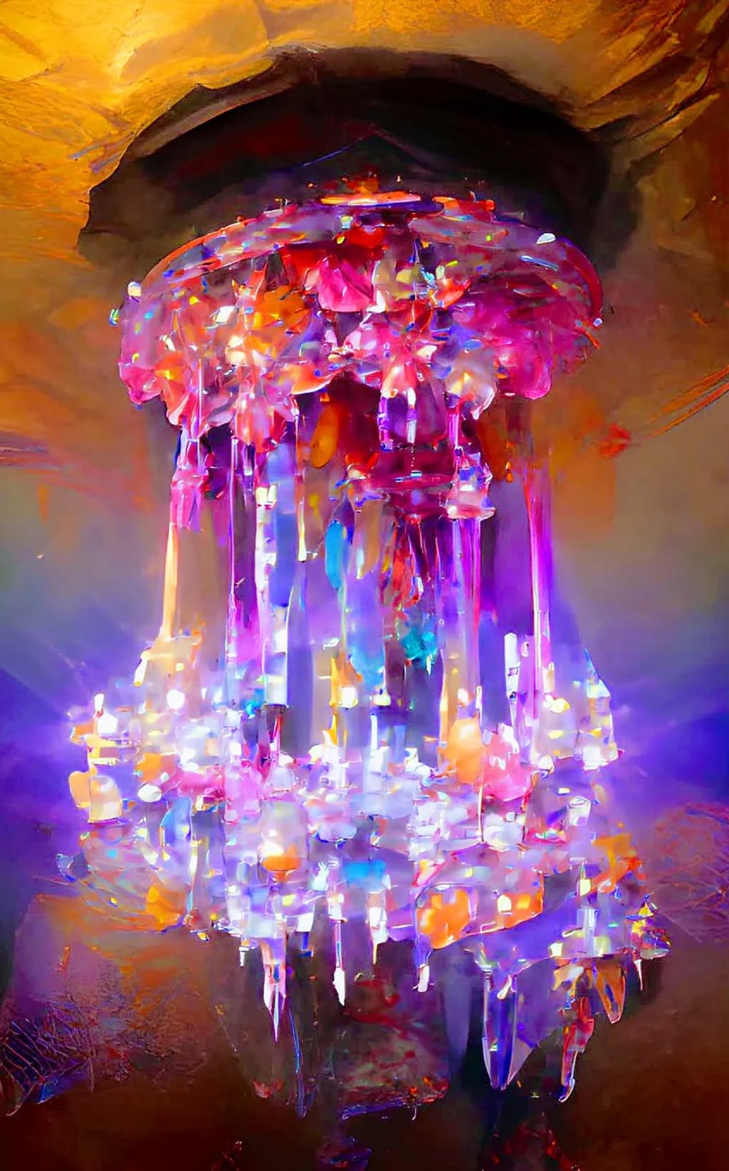 Colorburst Chandelier