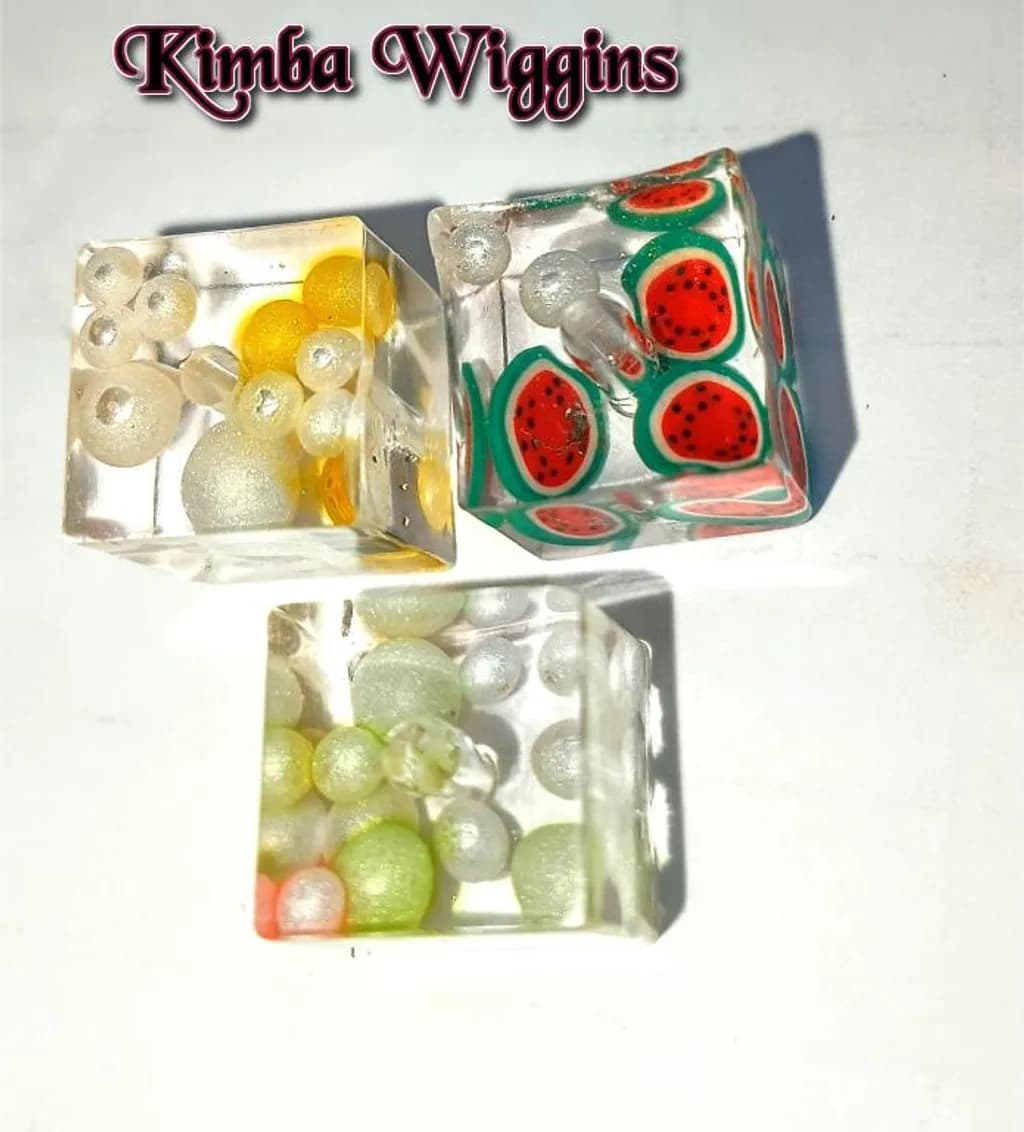 Colorful Resin Cubes