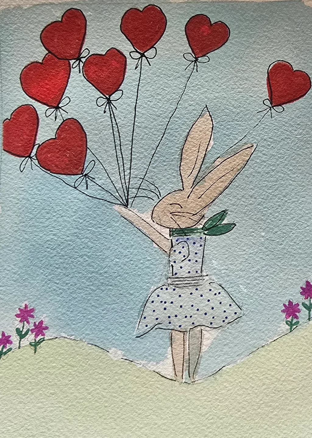 Heart Balloon Bunny