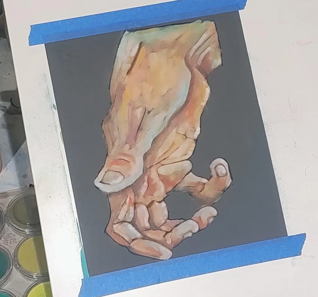 Intertwined Hands