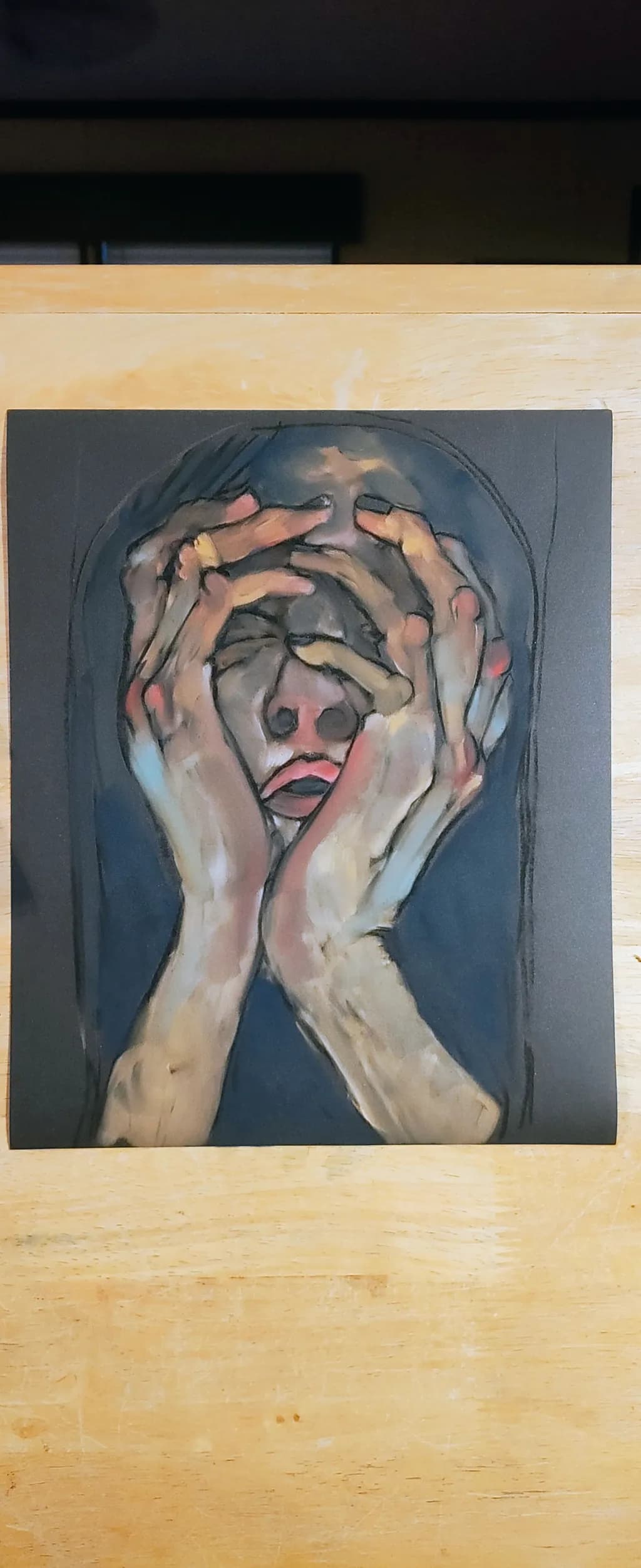 Hands on Face