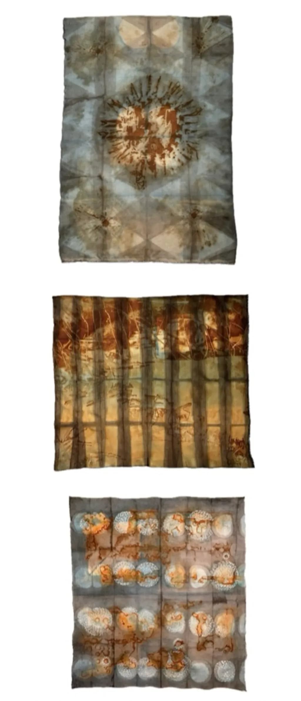 Rust and Shadows Triptych