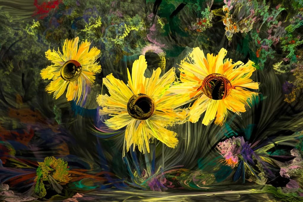 Floral Abstract Bright