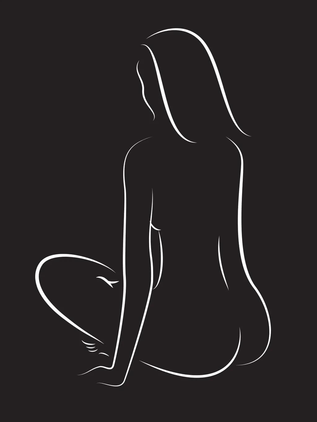 Sitting Figure Silhouette