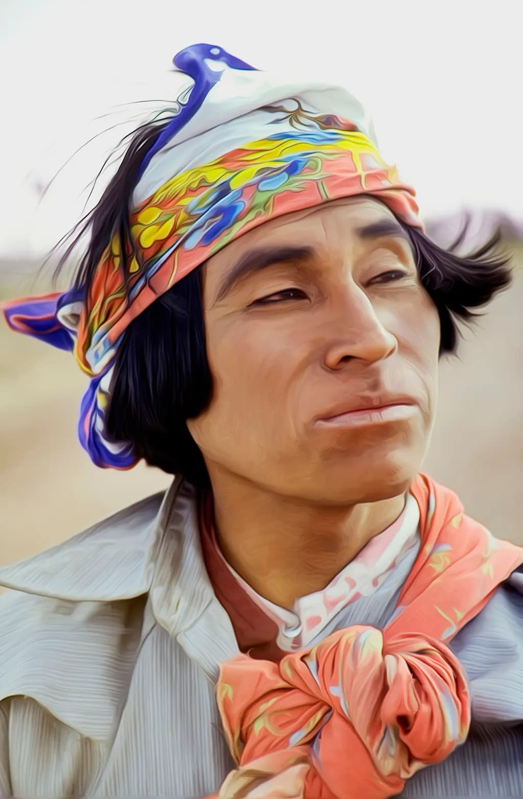 Indigenous Man in Sierras Mexico
