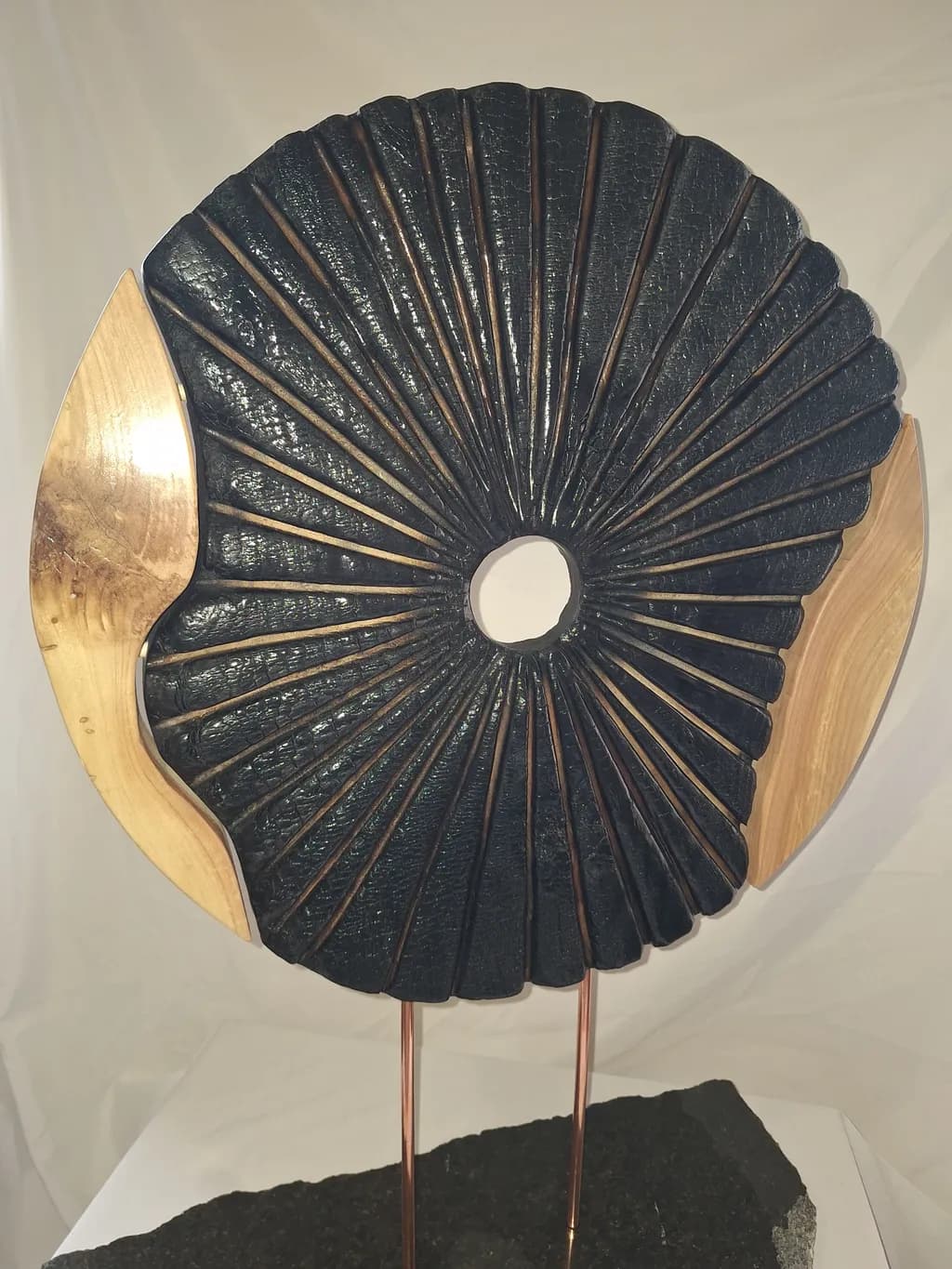 Charred Wood Disk