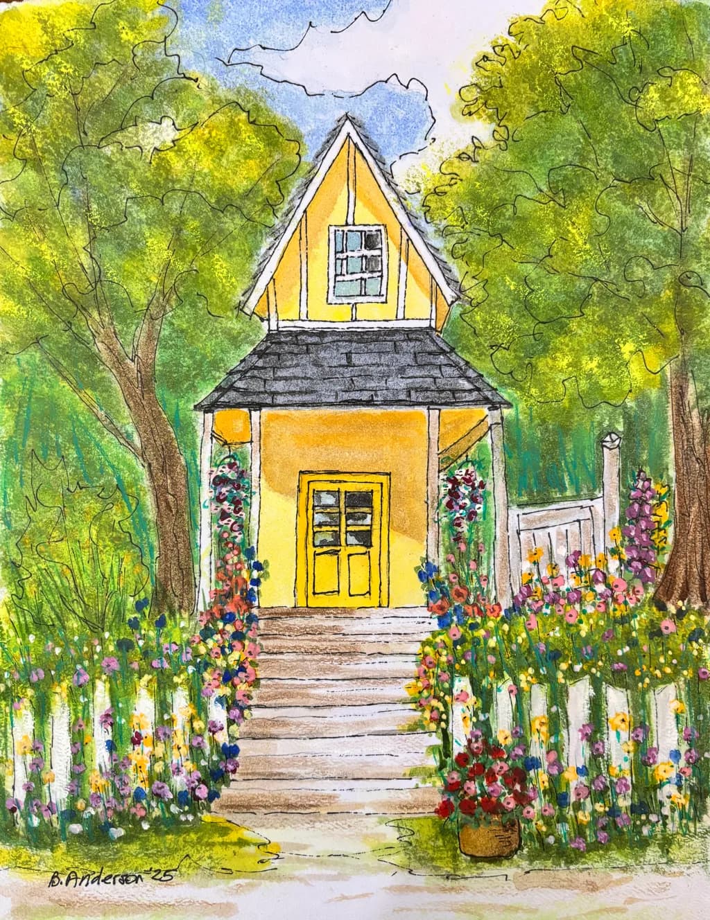 Sunny Cottage Garden