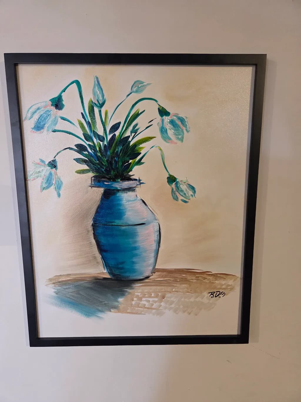 Blue Vase Bloom