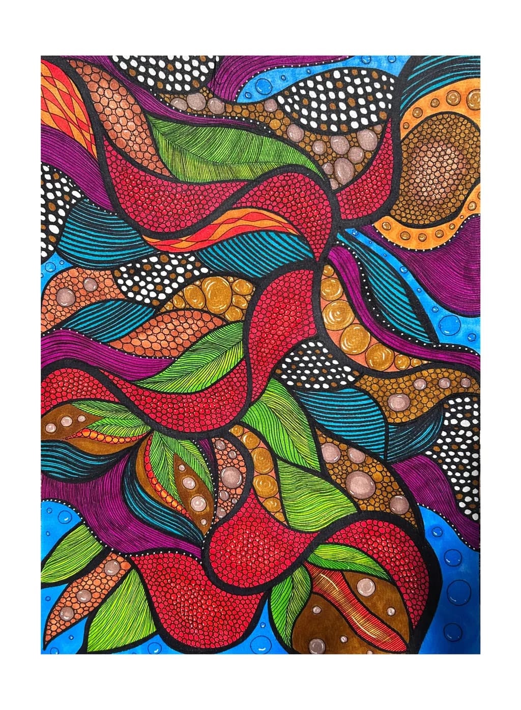 Colorful Leaves Pattern