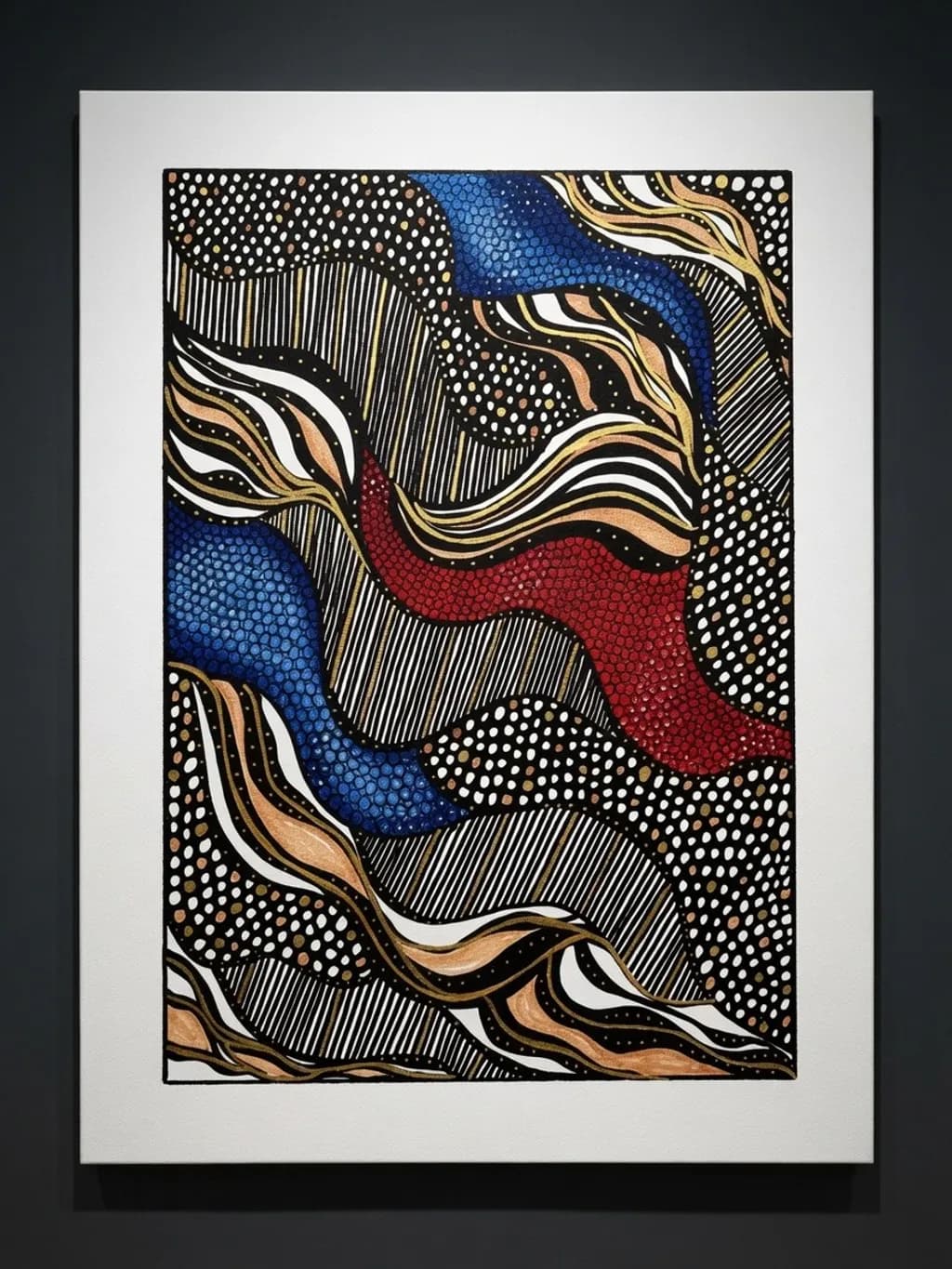 Abstract Waves Pattern