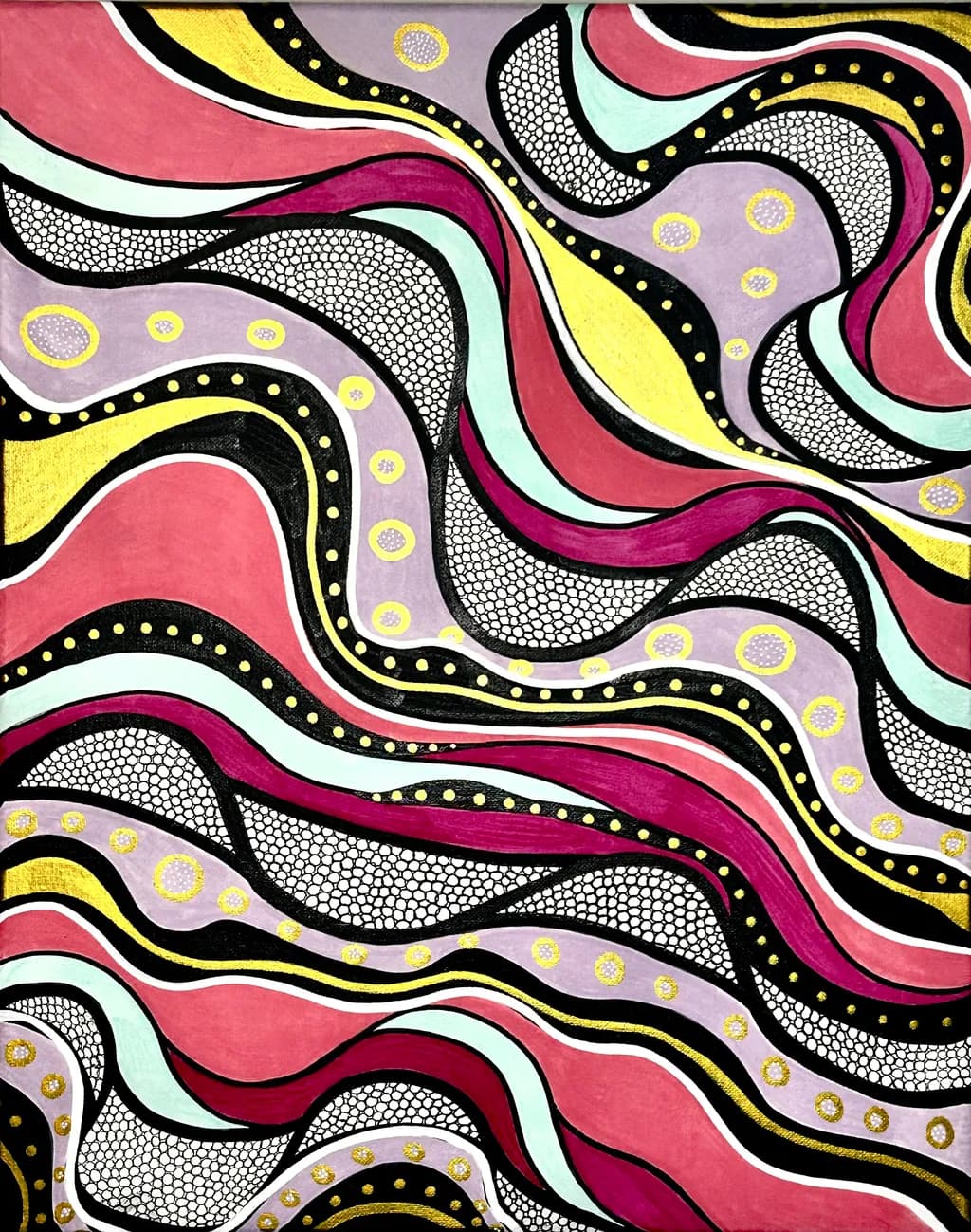 Colorful Waves Pattern